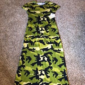 🔥On sale ...Lularoe Maria camo dress🔥